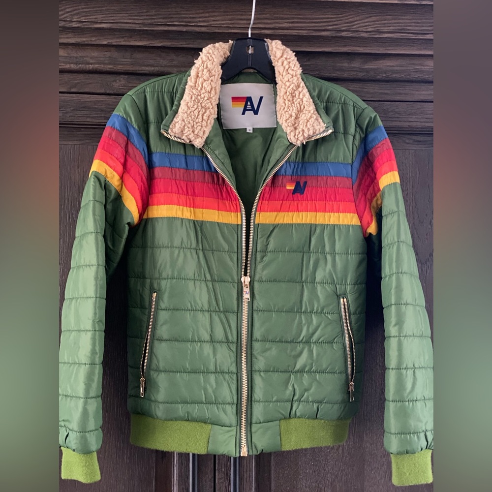 Aviator Nation 5 Stripe Jacket size Small